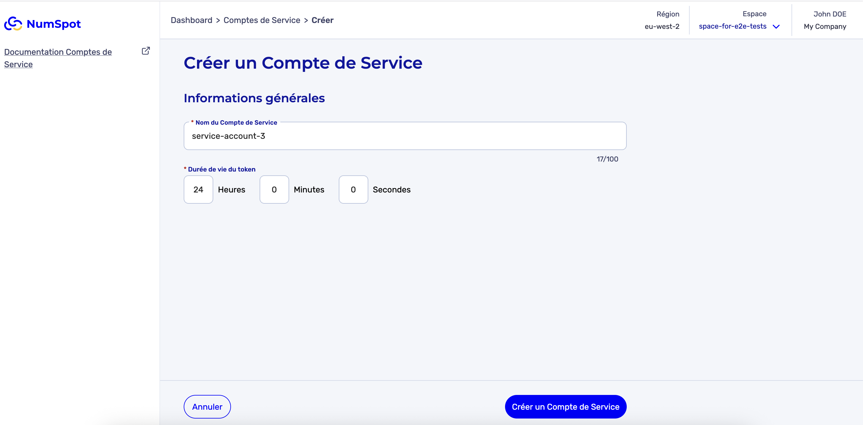 create-service-account