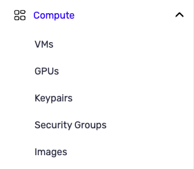 Menu Compute